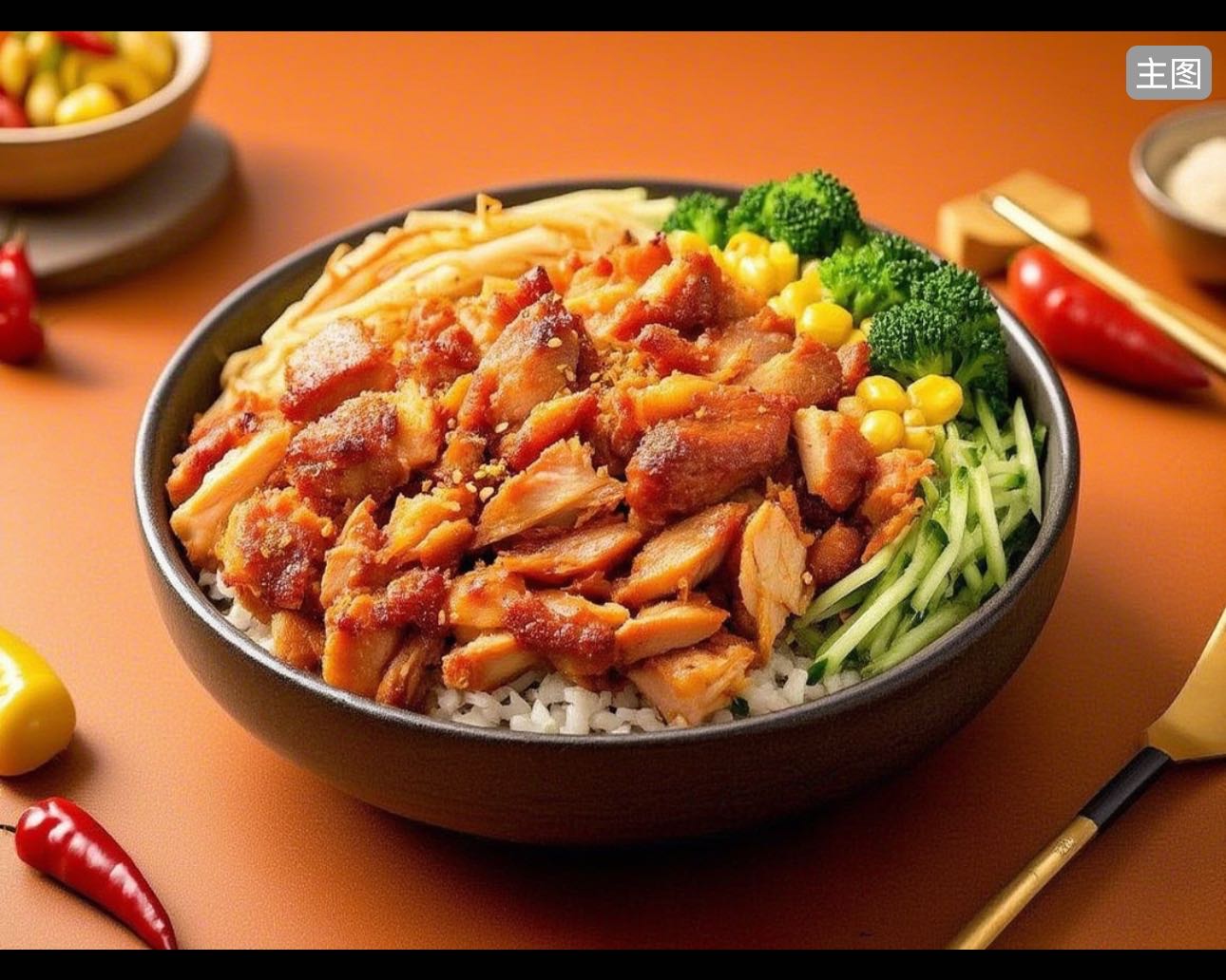 铁板孜香烤肉饭